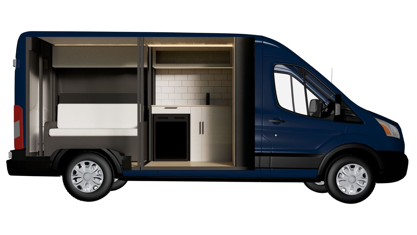 The Weekend Adventure Conversion Module Kit for the Ford Transit, Ram Promaster, and Mercedes Sprinter Vans - 🚐 Snap Campers